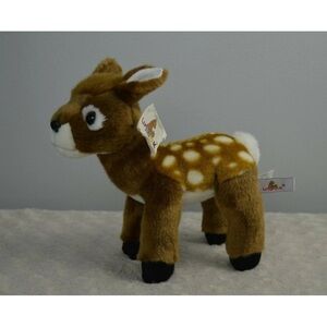 Unipak Fawn Deer Plush Stuffed Animal Toy Brown White Spots Dots